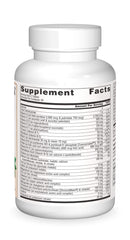 Back panel with directions and allergen information