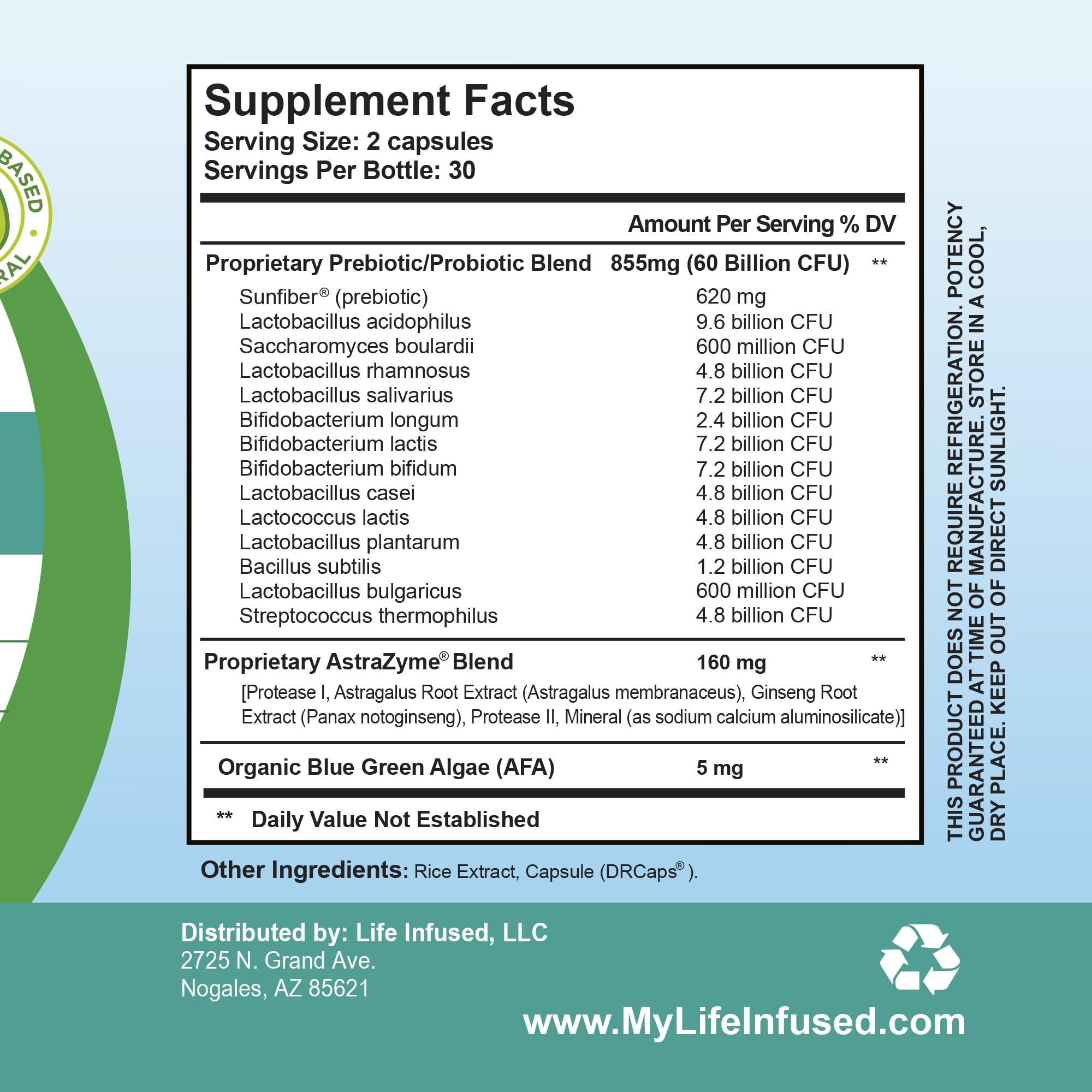 Graphic illustrating digestive health and immune support benefits