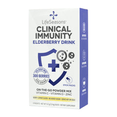 LifeSeasons Clinical Immunity Elderberry Drink Mix 5-Pack hero image