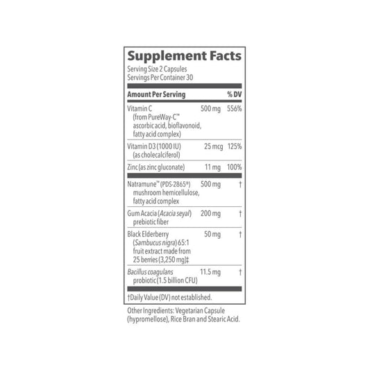 Close up of prebiotics and probiotics in Daily Boost