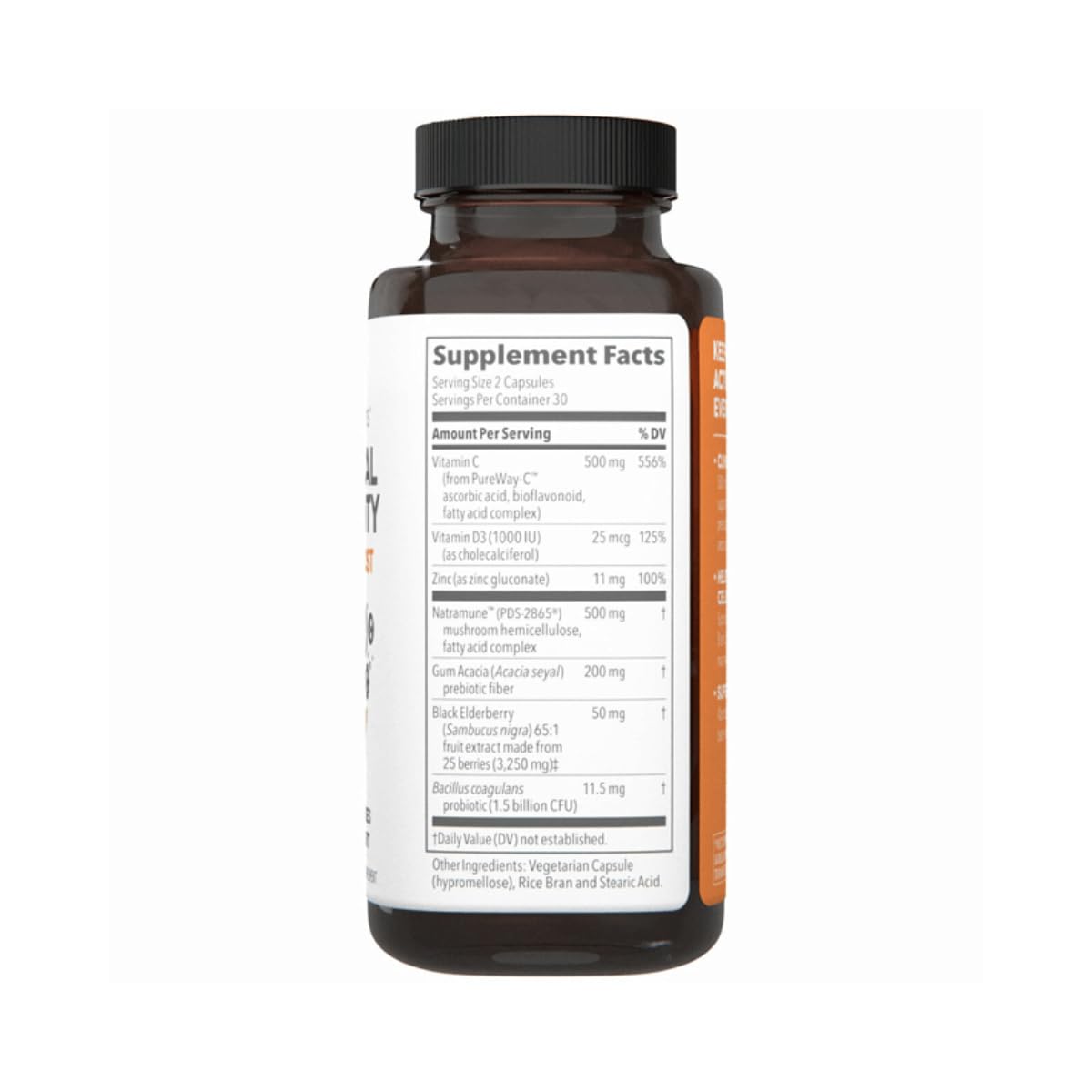 Daily Boost ingredients including vitamins C and D3