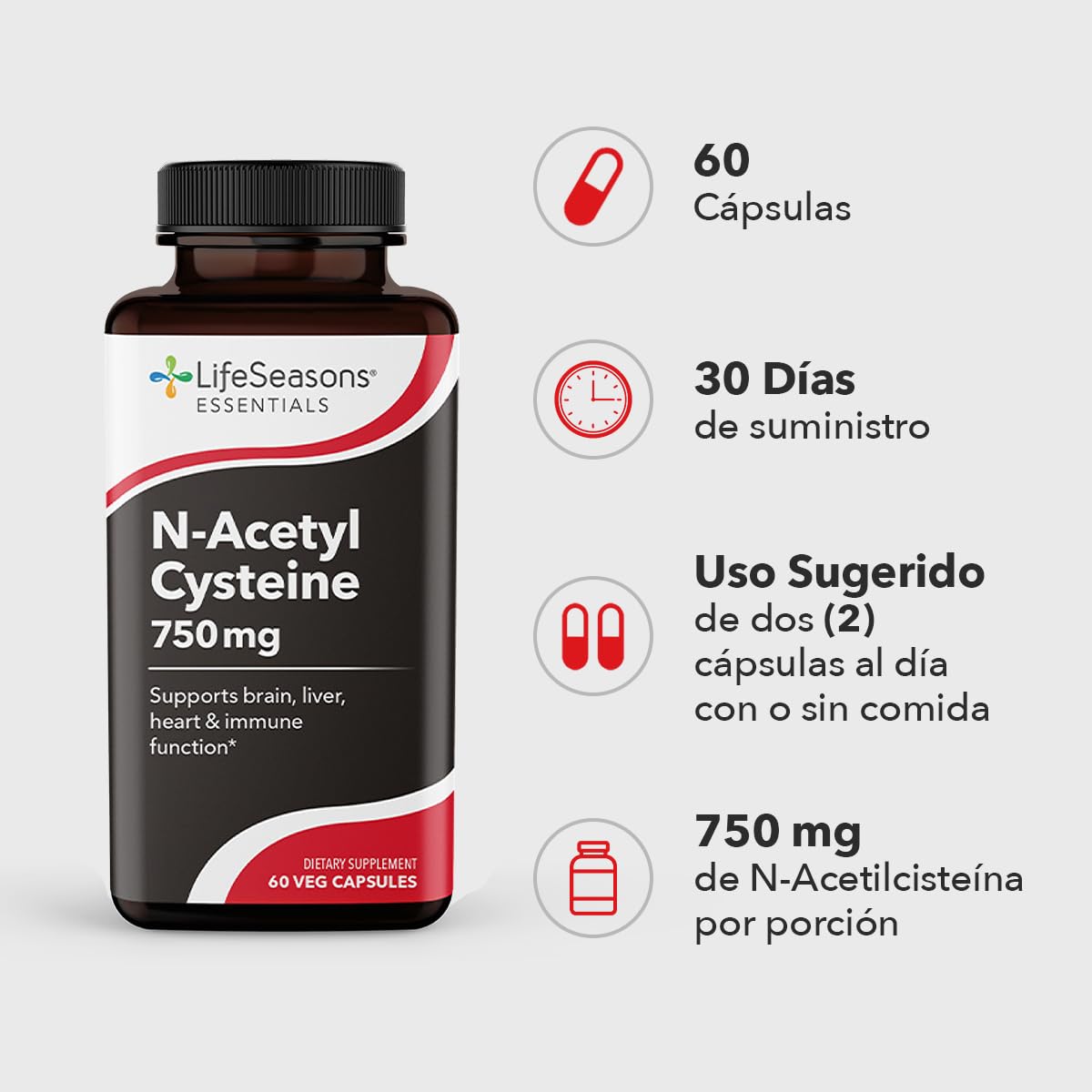 Detoxification and immune support concept for NAC