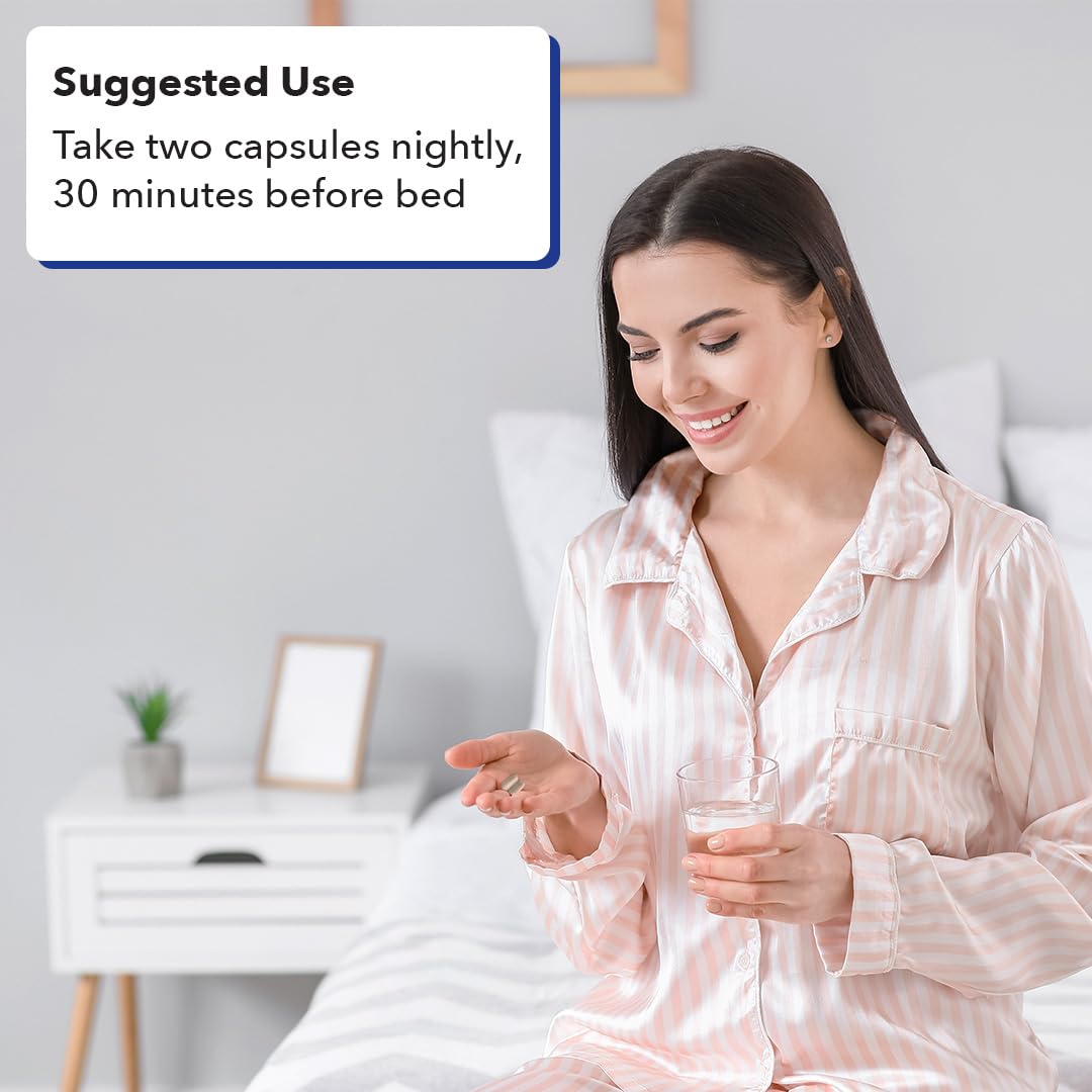 Person taking Rest-ZZZ before bed for sleep support