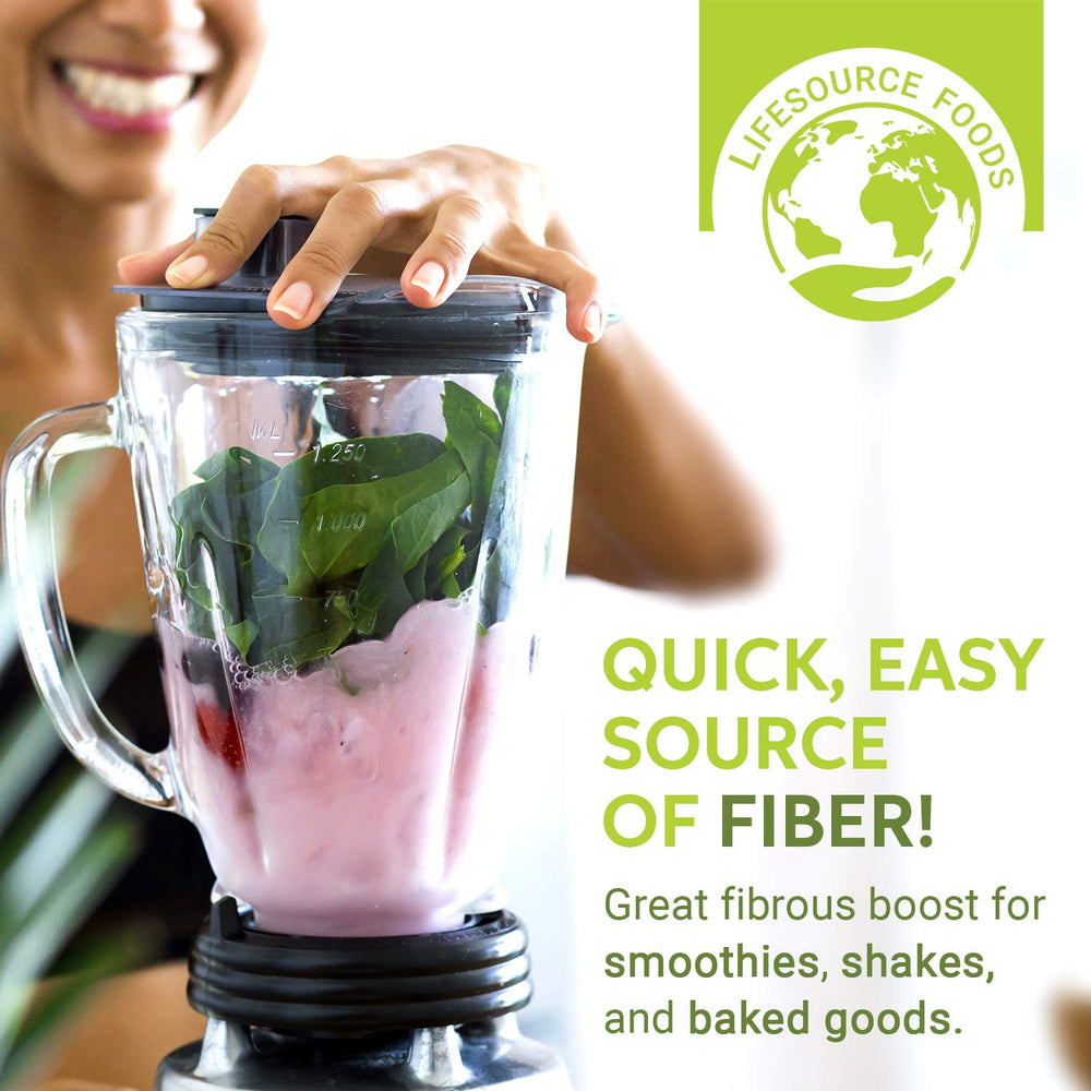 OU Kosher certification on LifeSource Oat Fiber 500 packaging