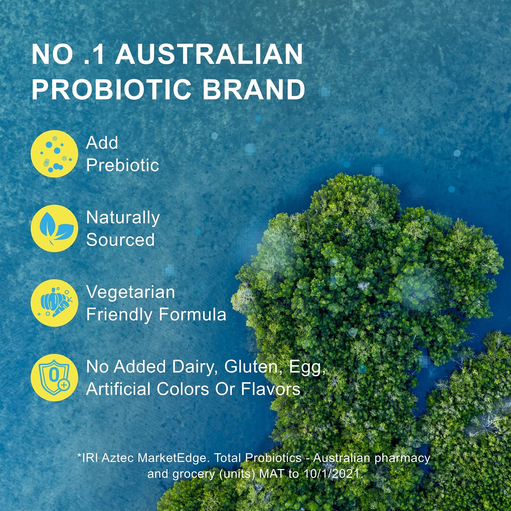 Dairy-free and gluten-free Life-Space probiotic badge