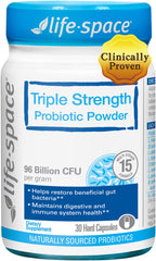Life-Space probiotic bottle with 30 vegan capsules