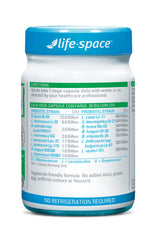 Lifestyle image showing seniors with Life Space Probiotic for 60+ Years