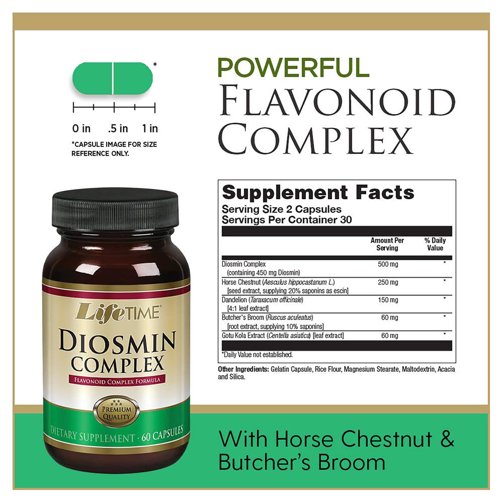 Herbal blend featuring horse chestnut and butcher's broom