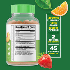 Lifeable gummy with black pepper extract, suggesting enhanced turmeric absorption.