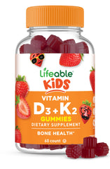 Product hero image of Lifeable Kids Vitamin D3 K2 Gummies
