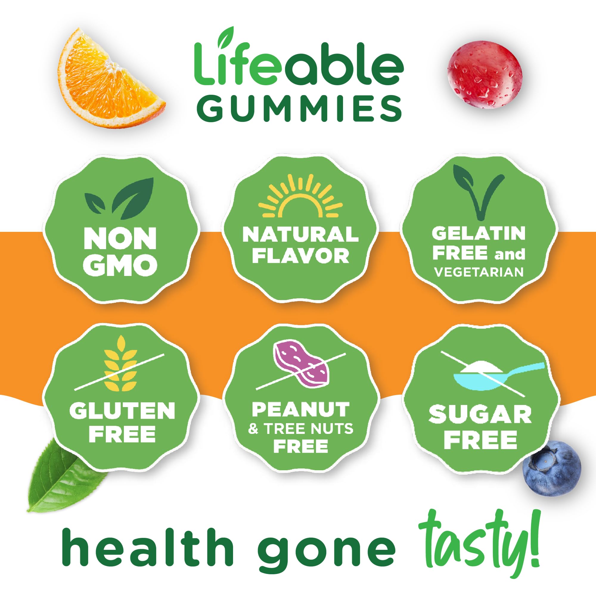 Graphic highlighting immunity, digestion, bones and skin benefits