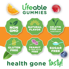 Graphic highlighting immunity, digestion, bones and skin benefits