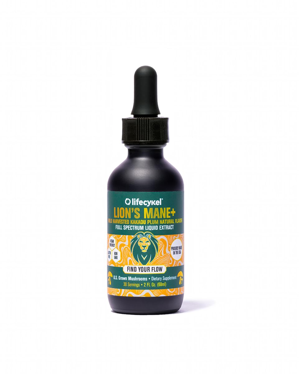 Hero image of Lifecykel Lion's Mane Mushroom Extract with Kakadu Plum