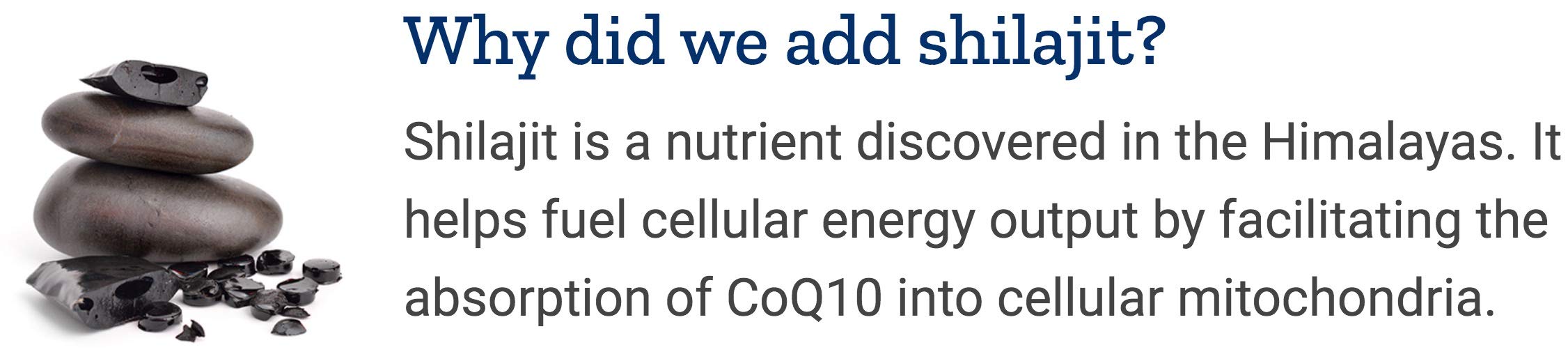 Product label showing CoQ10 ubiquinol 100 mg