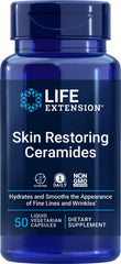 Life Extension Skin Restoring Ceramides bottle - 50 vegetarian capsules