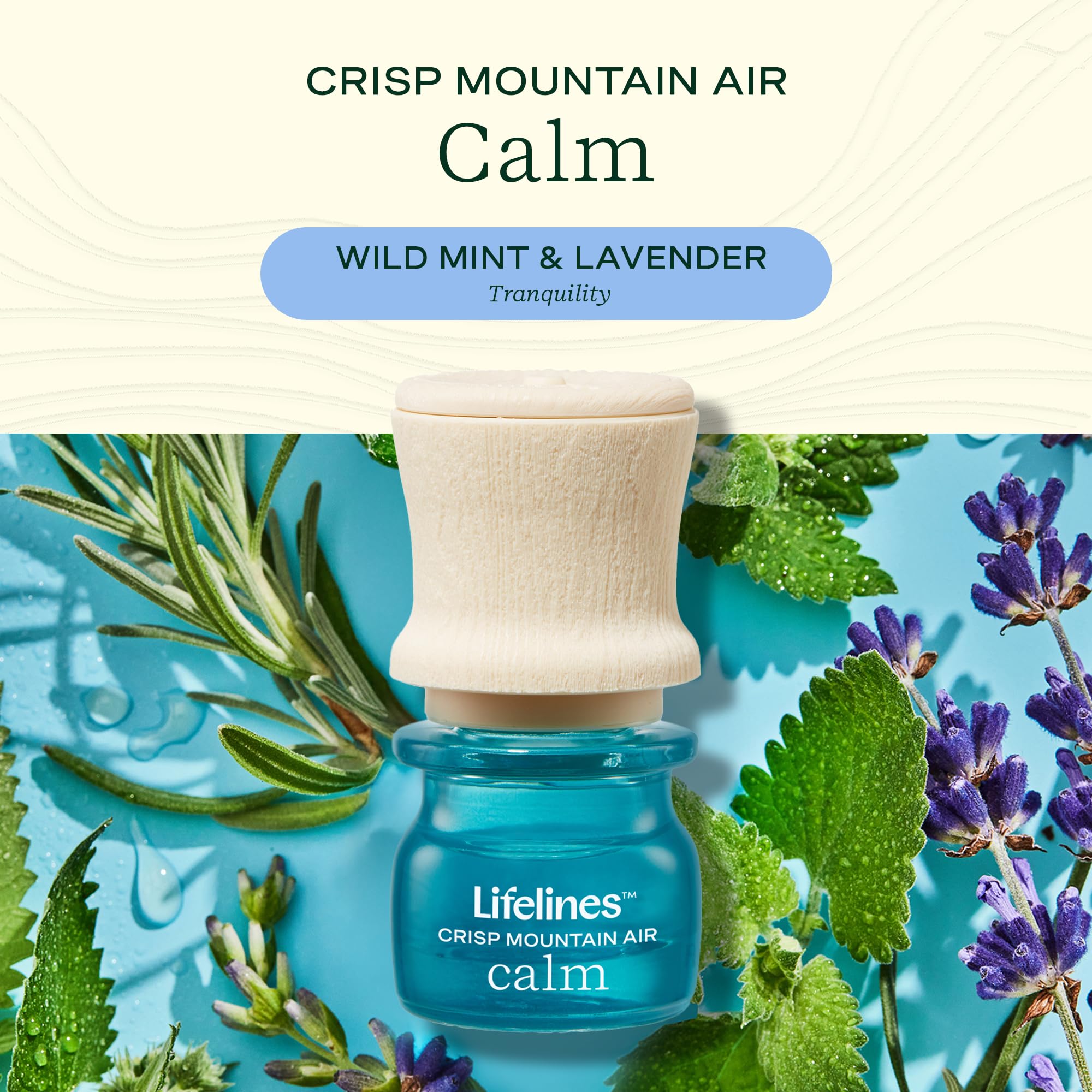 Crisp Mountain Air essential oil blend from Lifelines