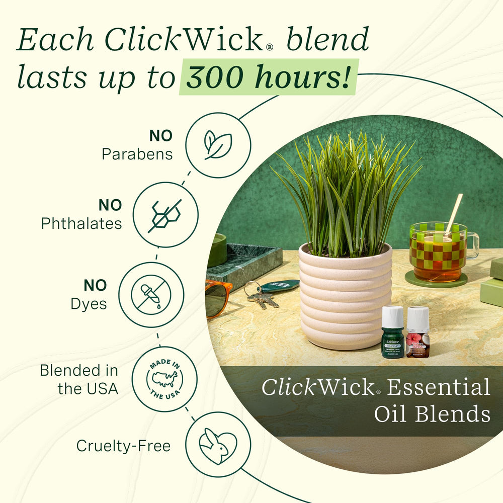 Swapping ClickWick blend into the diffuser base