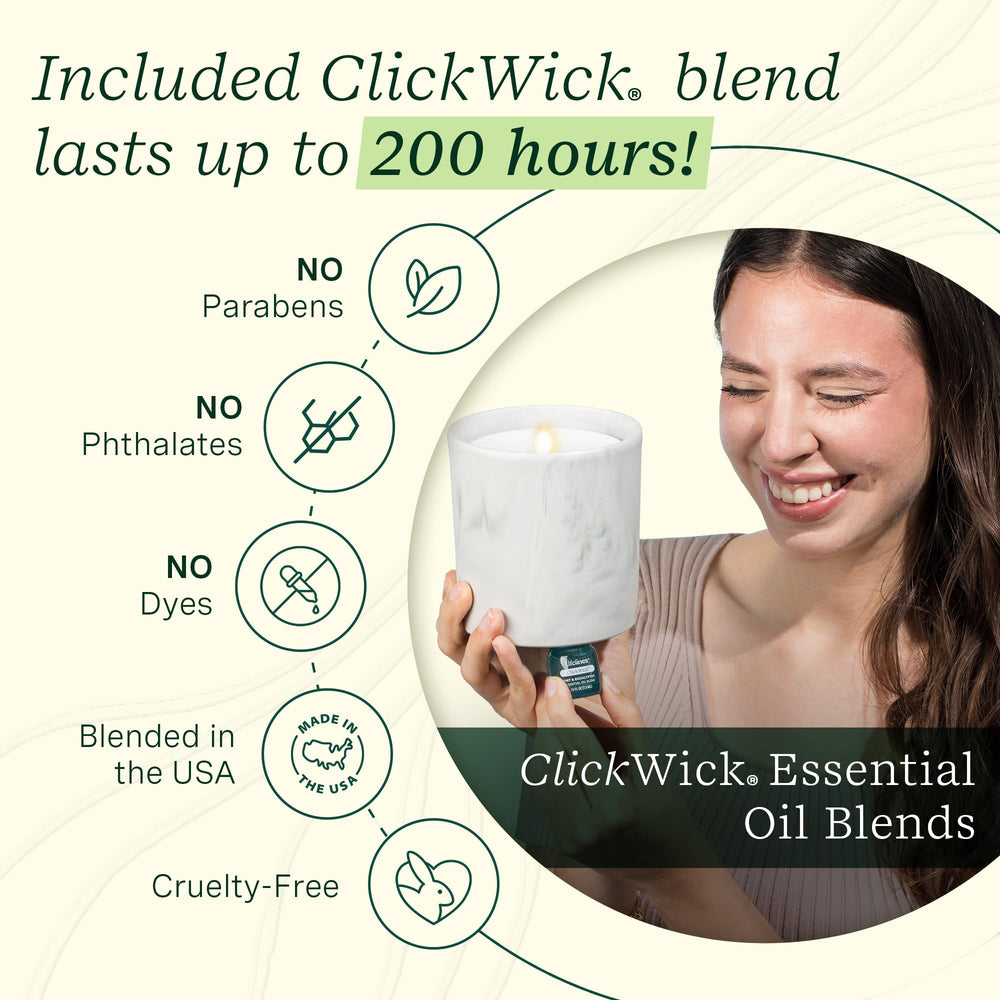 Realistic flickering flame effect of the Lifelines diffuser