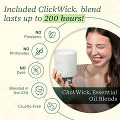 Realistic flickering flame effect of the Lifelines diffuser