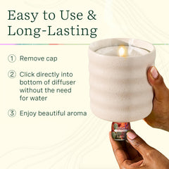 Aromatherapy mist emitted from Lifelines diffuser in a cozy space