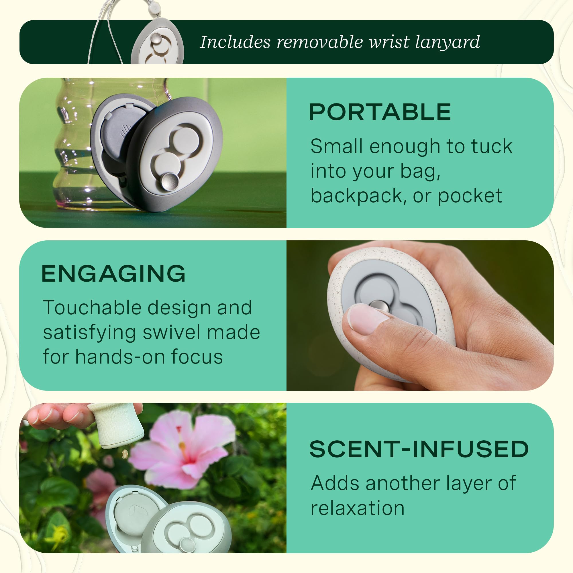 Portable diffuser with Walk in the Woods essential oil