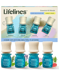 Lifelines Joy essential oil blend with Davana and Fig notes in Crisp Mountain Air