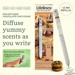Lifelines Pen Diffuser side view Chocolate Chip Cookie scent