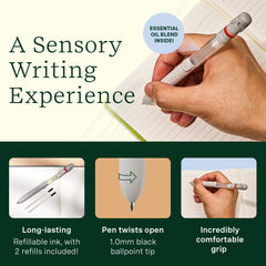 Lifelines pen refills and cap unboxed with extras for longer-lasting ink use