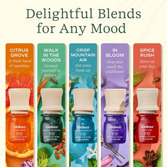 Lifelines Pure Joy 5-Pack bottles arranged for diffuser use