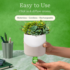 Rechargeable aromatherapy diffuser with USB charging