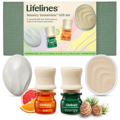 Gift set box featuring Lifelines Sensory Immersion Gift Set