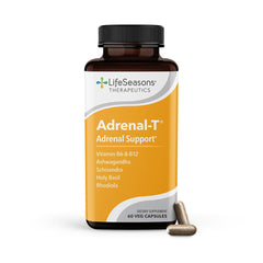 LifeSeasons Adrenal-T bottle front view; supports daily energy balance.