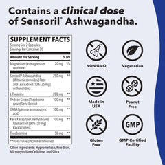 LifeSeasons Anxie-T Plus usage scene shows morning and optional night dose.