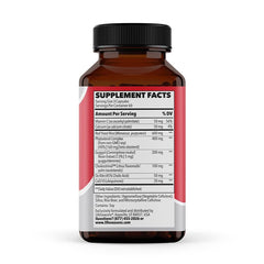 LifeSeasons Choles-T label closeup highlighting red yeast rice and phytosterols.