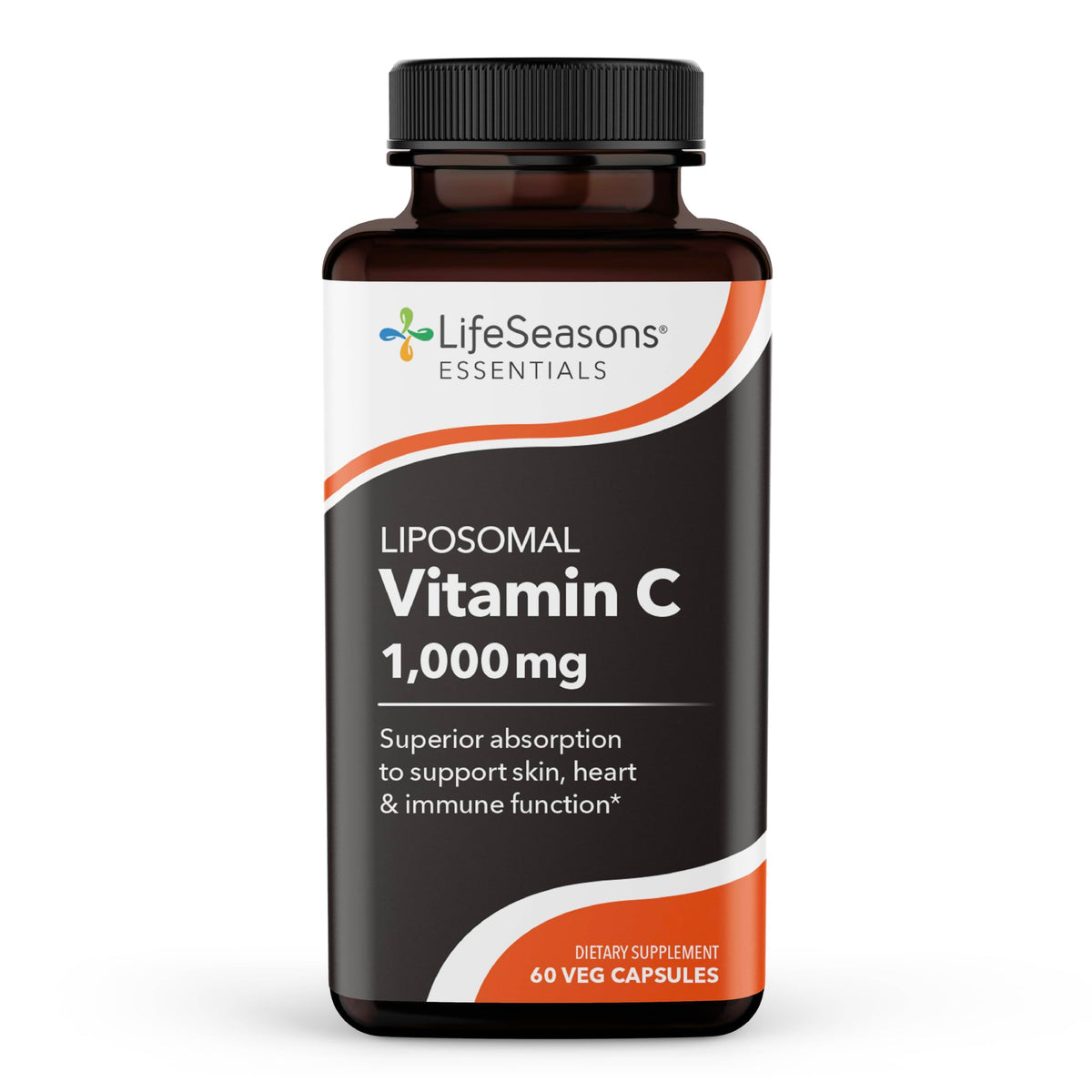 LifeSeasons Essentials Liposomal Vitamin C bottle with 60 capsules