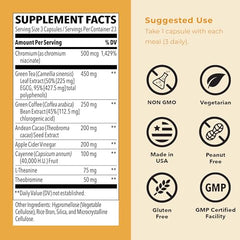 LifeSeasons Metabolism capsules in pack emphasizing convenient daily cravings management.