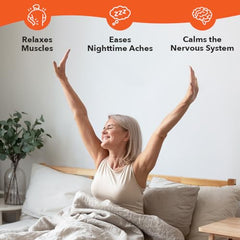 Relieve-R PM capsules beside the bottle