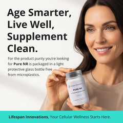 Glass bottle with NR capsules, no fillers