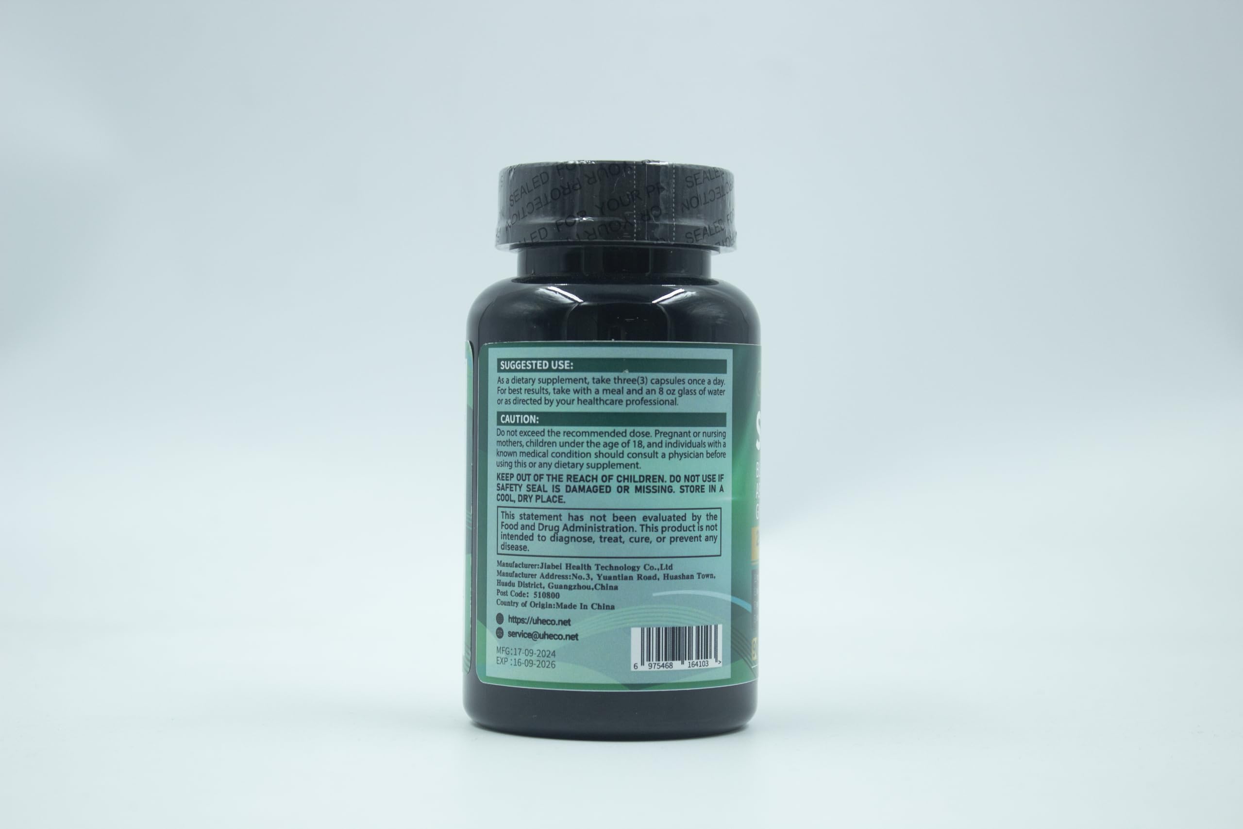 Healthy lifestyle concept with sea moss capsules