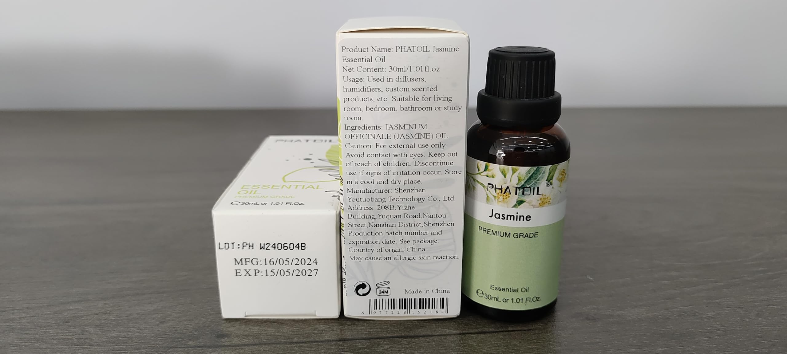 Lifetime warranty graphic for jasmine essential oil