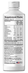 Speak+D Smooth Orange Vanilla ingredients and serving ratios panel