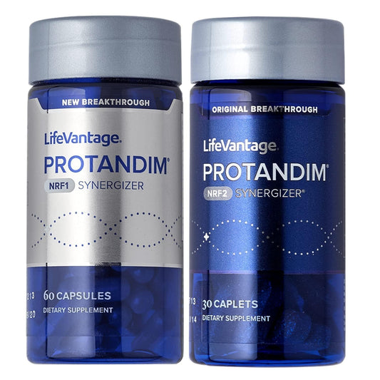 Protandim Dual Synergizer bottle and packaging – hero image