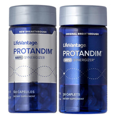 Protandim Dual Synergizer bottle and packaging – hero image