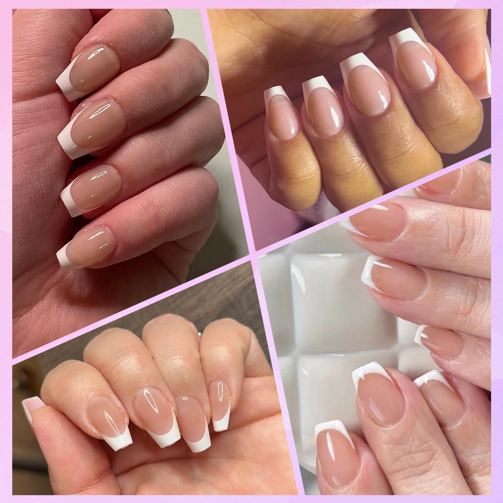 Lifextol ABS coffin nails showing natural fit and durability