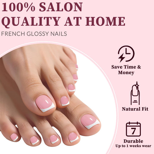 Lifextol adhesive tabs for press-on toenails with strong hold