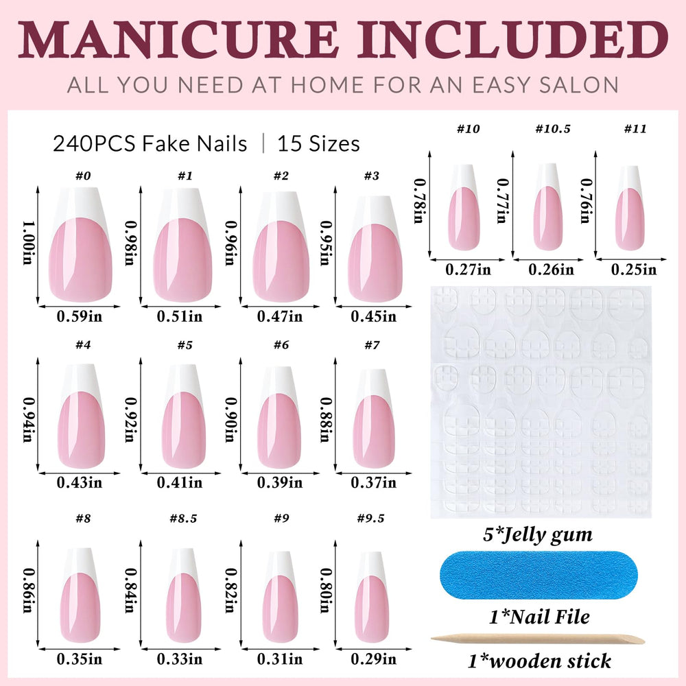 Lifextol compact 240pc nail set stored in a box.
