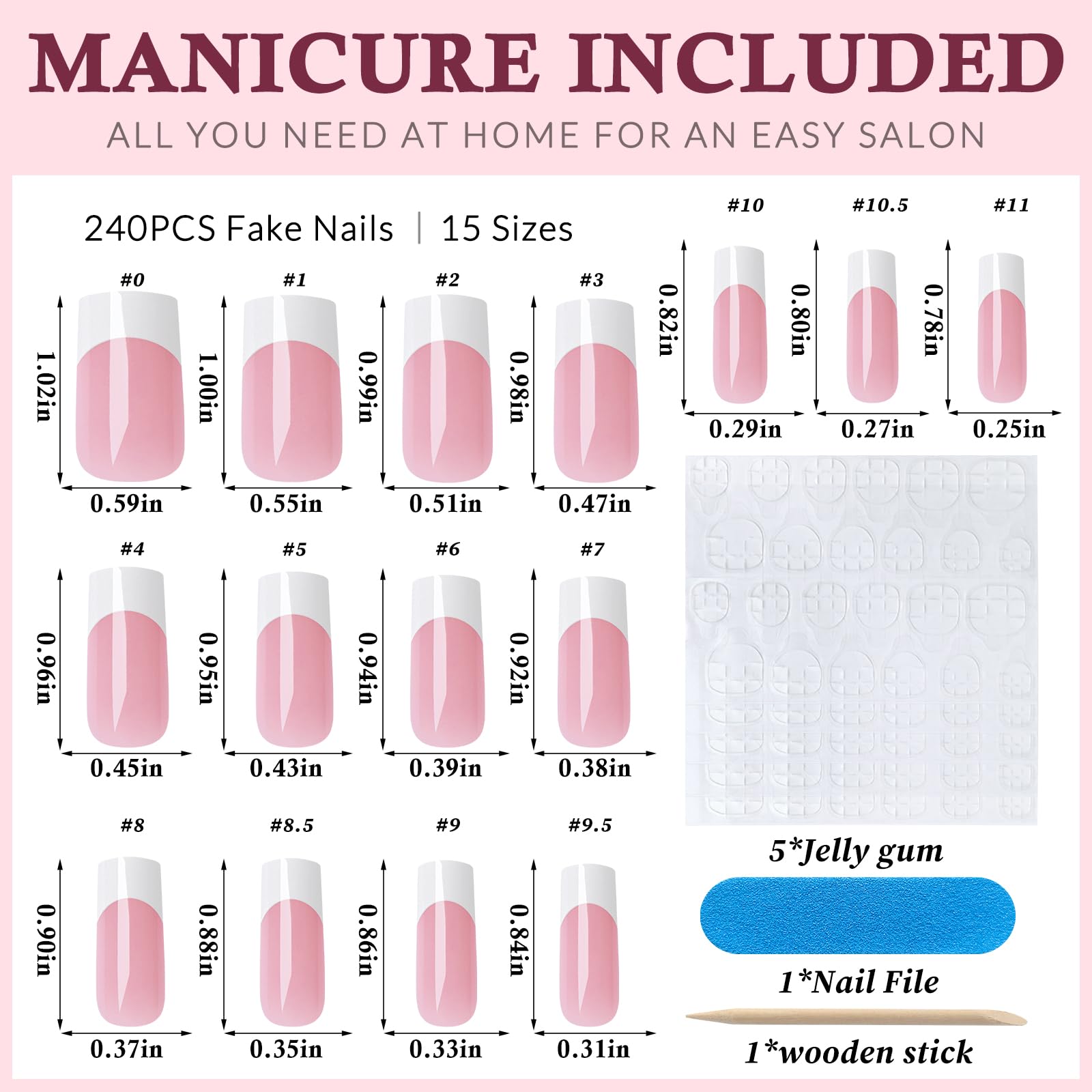 Lifextol ABS material nails resist chipping for everyday use.