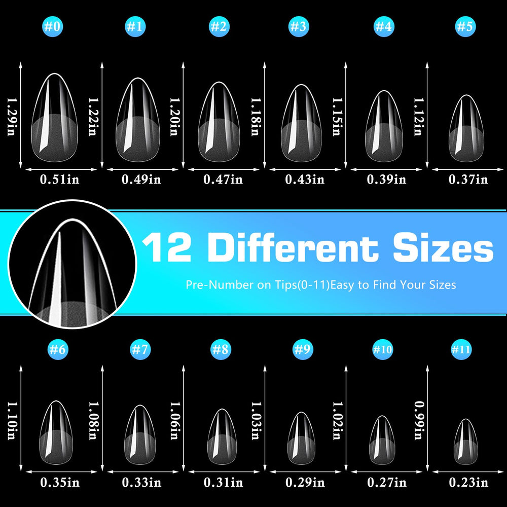 Lifextol easy-to-use nail tips enable creative art and designs.