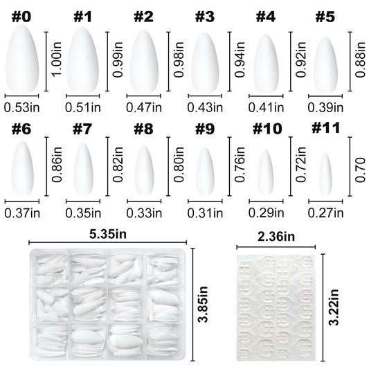 Lifextol glue tabs included for easy, reusable nail application