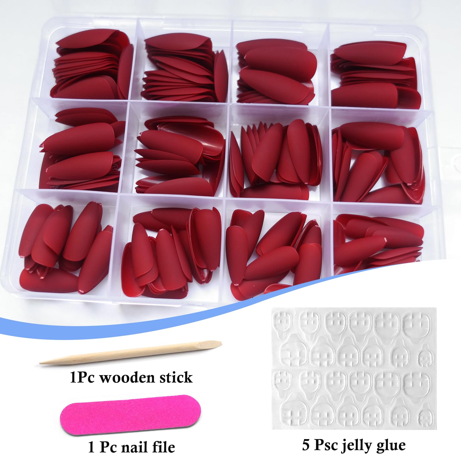 Lifextol 100/180 grit file included for shaping and finishing.